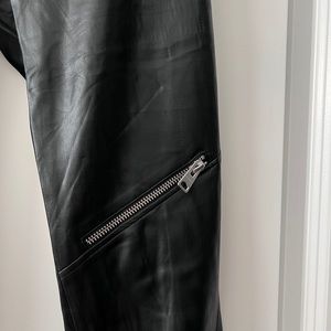 AllSaints Kriva Faux Leather Biker Leggings